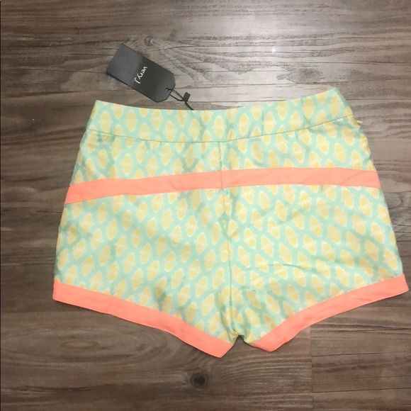 NWT Very J Mint Lemon Shorts - Size Small - Picture 4 of 6